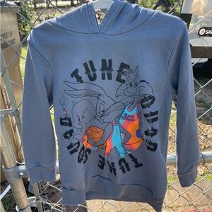 Space Jam "Tune Squad" graphic hoodie -size 6 toddler